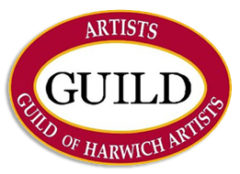 Guild of harwich artists logo.