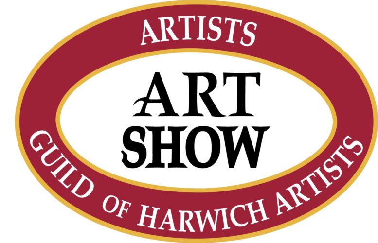 The logo for the artists' art show guild of harwich artists.