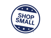 Shop small logo on a white background.