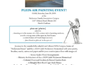 A poster of a painting event.