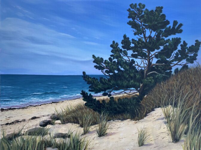 Karen Shortsleeve: West Harwich: Oils,  First Place Award  in the Creative Arts Center Members Show, March 8- April 2, 2021.